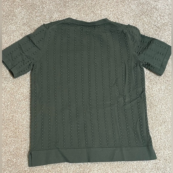 Catherine Malandrino Short-Sleeve Sweater Shirt - Picture 2 of 5